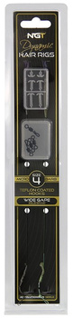 Zestaw 2 przyponow karpiowych hak z microzadziorem NGT 4