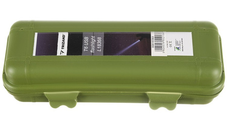 Latarka LED Taktyczna Akumulatorowa Mocna USB Etui