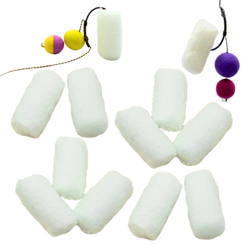 Pianki PVA rozpuszczalne do Zig Rig do rzutów długie przypony białe 10 szt.