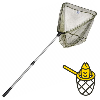 Podbierak Wędkarski na Ryby Teleskopowy 150 cm Spinningowy Karpiowy ZFISH