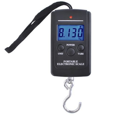 Waga Wędkarska Karpiowa Elektroniczna Hakowa Bagażowa 40kg