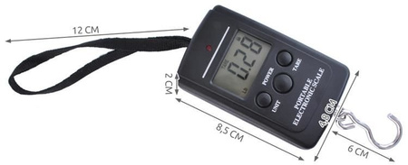 Waga Wędkarska Karpiowa Elektroniczna Hakowa Bagażowa 40kg