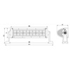 Mocny Panel 20x LED BAR belka 375mm ECE R10 36W 1533LM