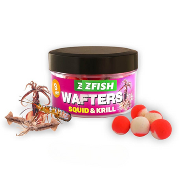 Wafters Kulki Feeder na Karpia 8mm Niezawodne Duo-Kolor ZFISH Squid-Krill