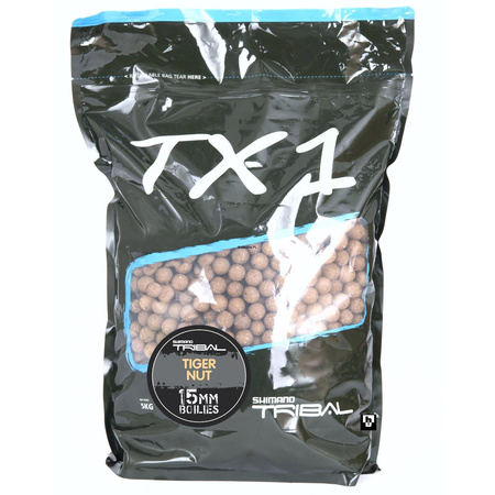 Kulki proteinowe zanętowe Shimano Tribal TX1 15mm 5kg Orzech Tygrysi Tiger Nut