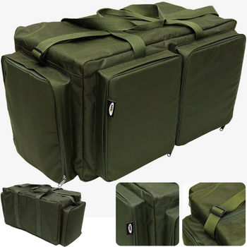 Wielka Torba Wędkarska Karpiowa Dużo Kieszeni NGT 800 XXL 75x35x37 cm
