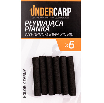 Pływająca pianka wypornościowa do Zig Rig czarna x6 UC UnderCarp