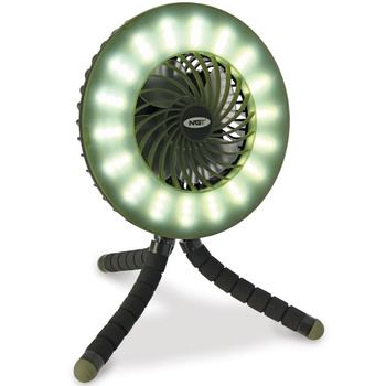 Wentylator Lampa Wiatrak Mały do Namiotu Powerbank NGT Dynamic Fan & Light