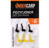 Pozycjoner do Zig Riga żółty czarny x6 UnderCarp