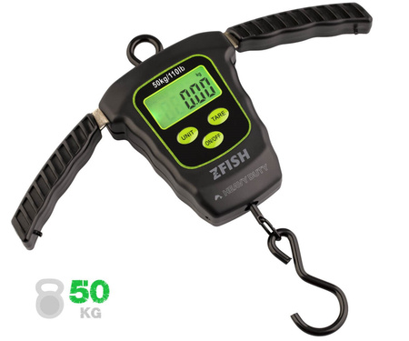 Waga Wędkarska Karpiowa Elektroniczna Składana 50kg Hakowa ZFISH Heavy Duty