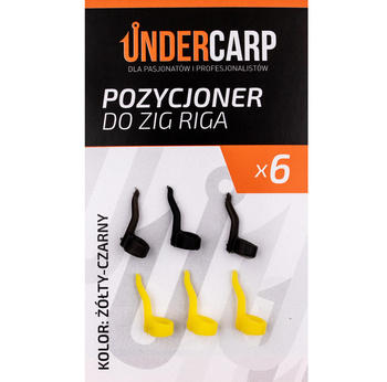 Pozycjoner do Zig Riga żółty czarny x6 UnderCarp