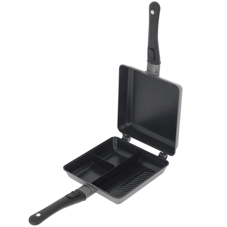 Patelnia Turystyczna Toster Opiekacz 3w1 NGT Dynamic Grill Głęboka Składana