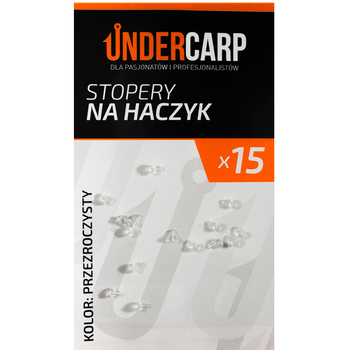 Stopery Na Haczyk UNDERCARP Przezroczyste Trzonek