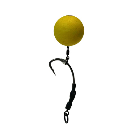 Przypon Ronnie Rig Karpiowy Curve Shank 6 Gotowy Uzbrojony Hak 3 sztuki