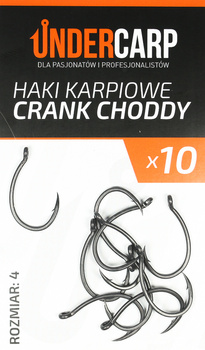 Haczyki Karpiowe Haki UNDERCARP CRANK CHODDY 4 10x