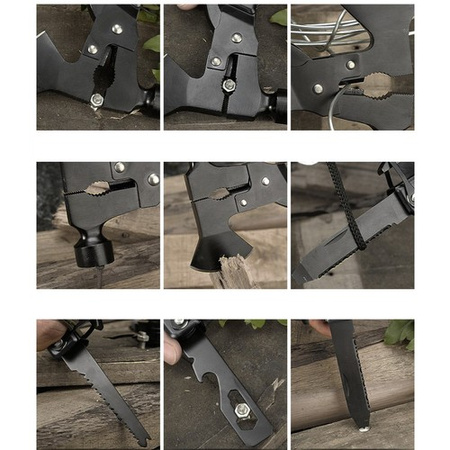 Multitool Narzędzie Wielofunkcyjne Scyzoryk 17w1