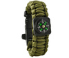 Bransoletka Paracord Survival 5w1 Krzesiwo Kompas