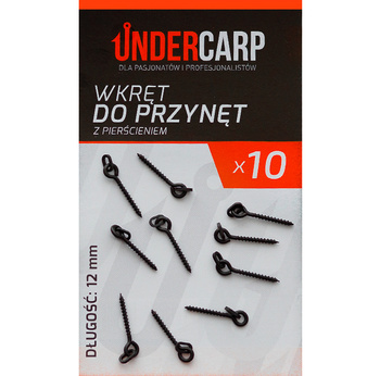 Wkręt Do Przynęt Z Pierścieniem UNDERCARP 12mm 10x