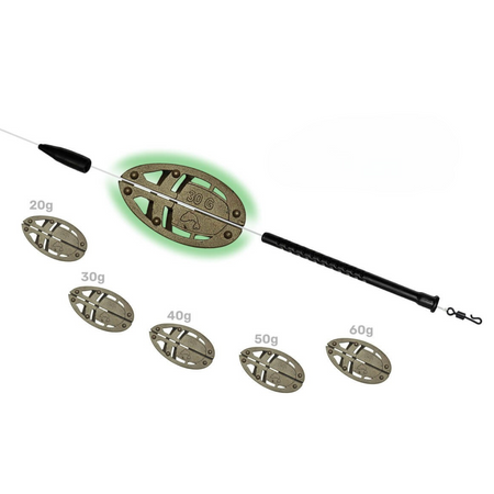 Koszyk Method Feeder Podajniki Zestaw Foremka 30g + 40g ZFISH Set + Mould