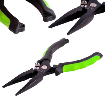 Szczypce Wędkarskie do Zaciskania Cięcia Długie Wielofunkcyjne 17cm ZFISH