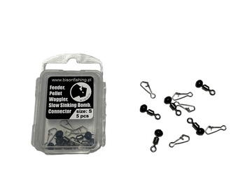 Łącznik Przelotowy Bombka Spławik Waggler Koszyk S