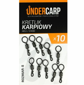 Krętlik Heli Chod rozmiar 8 do Przyponu Helikopterowego rozmiar 8 10 szt UnderCarp
