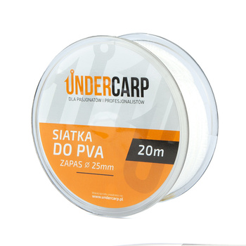 Siatka PVA Zapas 25mm 20m UNDERCARP Rozpuszczalna