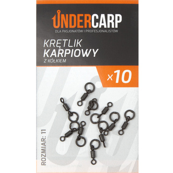 Krętlik z Kółkiem Karpiowy UNDERCARP Rozmiar 11