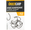 Haczyki Bezzadziorowe Karpiowe Haki CURVE SHANK 4 UnderCarp