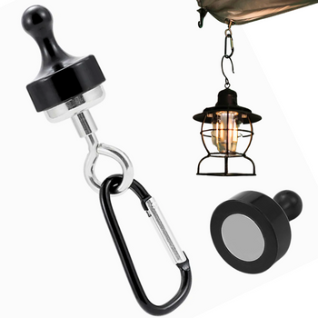 Magnetyczny haczyk do namiotu Wieszak Haczyk wędkarski na lampkę Mocny