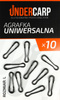 Agrafka Uniwersalna L Wędkarska Spinka Klips x10 UnderCarp
