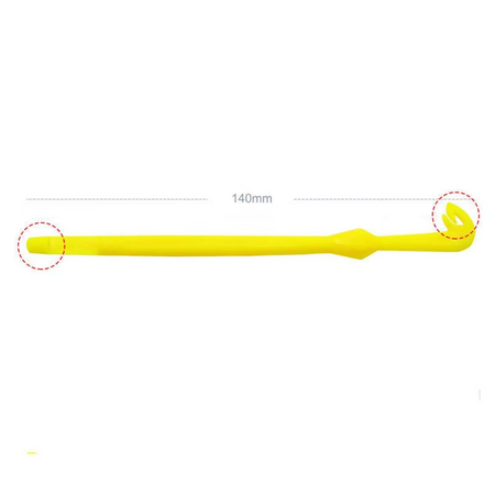 Przyrząd do wiązania pętli Loop Tyer z wypychaczem żółty 14 cm 1 szt