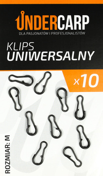 Klips Uniwersalny M Wędkarski Spinka Agrafka x10 UnderCarp