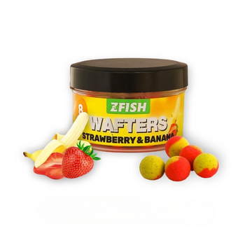 Wafters Kulki Feeder na Karpia 8mm Niezawodne Duo ZFISH Strawberry-Banana