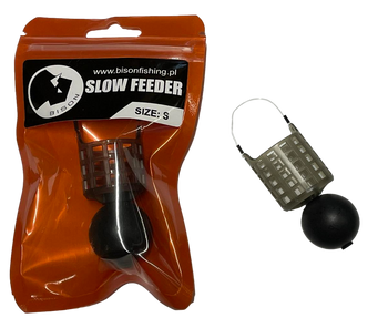 Koszyk Slow Feeder S Bison Wolnoopadający Czarny