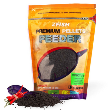 Pellet 2mm Method Feeder Zanętowy Micro Spicy Fish ZFISH Premium Ciemny