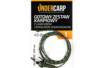 UNDERCARP Gotowy Zestaw Karpiowy Leadcore Koralik
