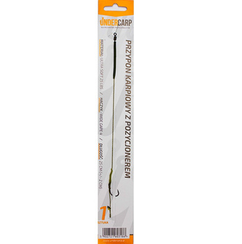 Przypon Karpiowy Z Włosem Gotowy hak WIDE GAPE 4 UnderCarp
