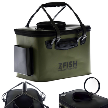 ZFISH Składane Wiadro Wędkarskie/Zbiornik 18L