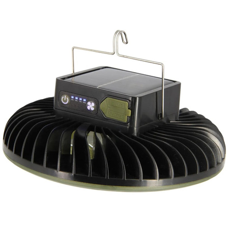 Wentylator Lampa Wiatrak Mały do Namiotu Powerbank NGT Dynamic Fan & Light