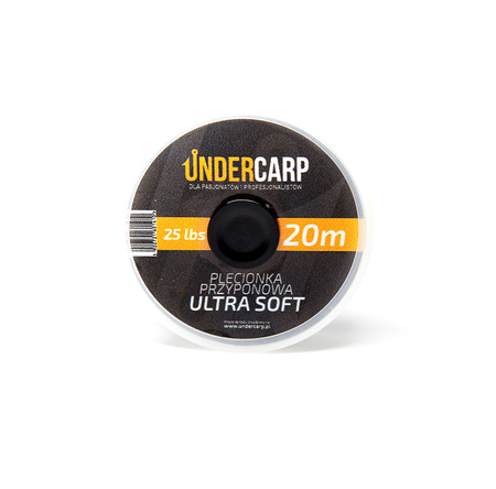 Plecionka przyponowa 25 lbs 20 m ULTRA SOFT – zielona Undercarp