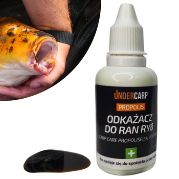 Odkażacz Do Ran Ryb Propolis Karpi Karpiowy Wędkarski Spray UnderCarp