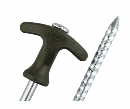 Śledzie do Namiotu Szpilki Wkręcane Długie 25cm Wojskowe Metalowe XL ZFISH