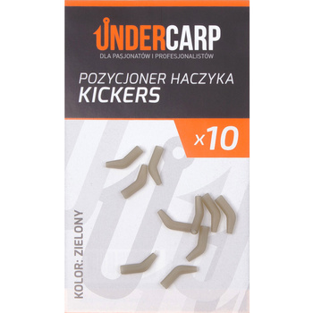 Pozycjoner Haczyka Kickers Zielony Karpiowy do Haków 2-8 Undercarp 10 sztuk