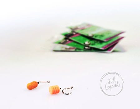 Przypony Method Feeder D-RIG Bagnet Karpiowe Fluorocarbon Hak 10 ZFISH 5szt