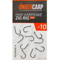 Haczyki Karpiowe Haki UNDERCARP ZIG RIG PRO 8 10x