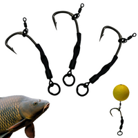 Przypon Ronnie Rig Karpiowy Nook 4 Gotowy Uzbrojony Hak 3 sztuki