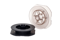 Szpulka Szpula do Żyłki Plecionki Wędkarskiej 150m Plastikowa Czarna Średnia Niska