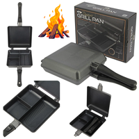 Patelnia Turystyczna Toster Opiekacz 3w1 NGT Dynamic Grill Głęboka Składana