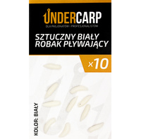 Sztuczny biały robak pływający Undercarp Pop up